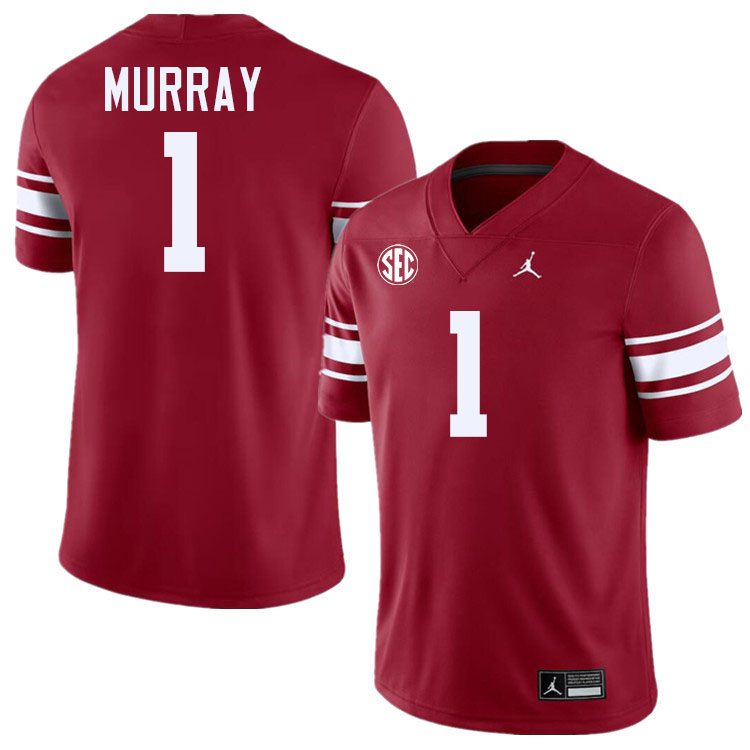 Oklahoma Sooners #1 Kyler Murray College Football Jerseys,Uniforms-Throwback